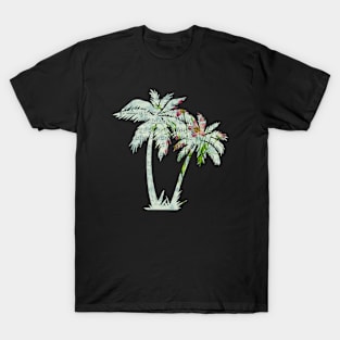 Floral Sheet Music - Palm Trees T-Shirt